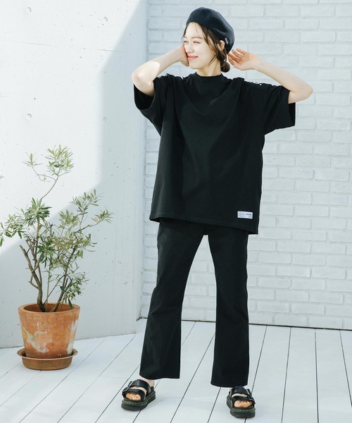 MILKFED.（ミルクフェド）の「SHOULDER LOGO TUNIC（チュニック・レディース・ベージュ/ブラック/ホワイト/ライトグレー・ONE SIZE）」の22枚目の写真