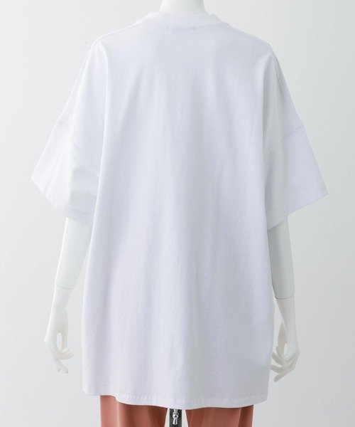 MILKFED.（ミルクフェド）の「SHOULDER LOGO TUNIC（チュニック・レディース・ベージュ/ブラック/ホワイト/ライトグレー・ONE SIZE）」の16枚目の写真