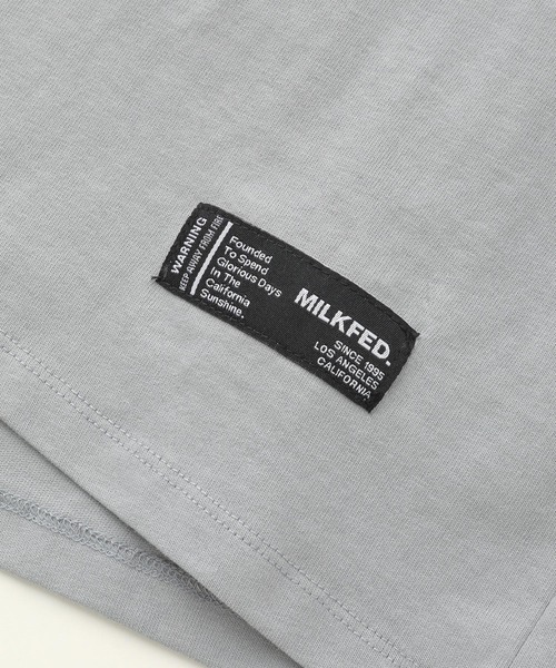MILKFED.（ミルクフェド）の「SHOULDER LOGO TUNIC（チュニック・レディース・ベージュ/ブラック/ホワイト/ライトグレー・ONE SIZE）」の17枚目の写真
