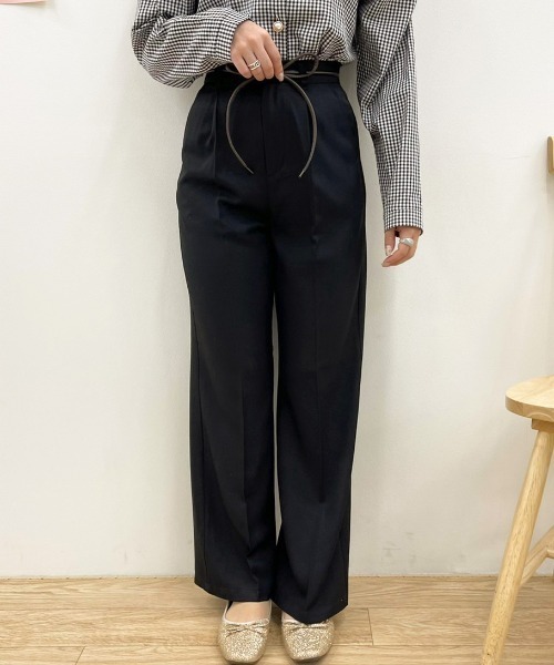 apres jour(アプレジュール)の「MILKフレアパンツ【ZOZOTOWN限定アイテム】(その他パンツ・レディース・アイボリー/ブルー系その他/オレンジ系その他/ブラック/ラベンダー/モカ/ダークブラウン/その他/ミント・MEDIUM/X-LARGE/SMALL)」の11枚目の写真