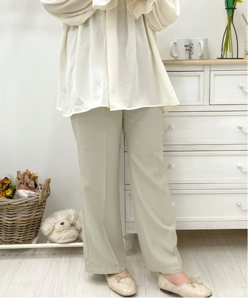 apres jour(アプレジュール)の「MILKフレアパンツ【ZOZOTOWN限定アイテム】(その他パンツ・レディース・アイボリー/ブルー系その他/オレンジ系その他/ブラック/ラベンダー/モカ/ダークブラウン/その他/ミント・MEDIUM/X-LARGE/SMALL)」の19枚目の写真