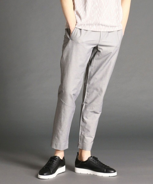 MONSIEUR NICOLE(ムッシュニコル)の「シャンブレーストレッチトラックパンツ(その他パンツ・メンズ・ブラック/グレー/その他1・MEDIUM/LARGE/X-LARGE/SMALL)」の1枚目の写真