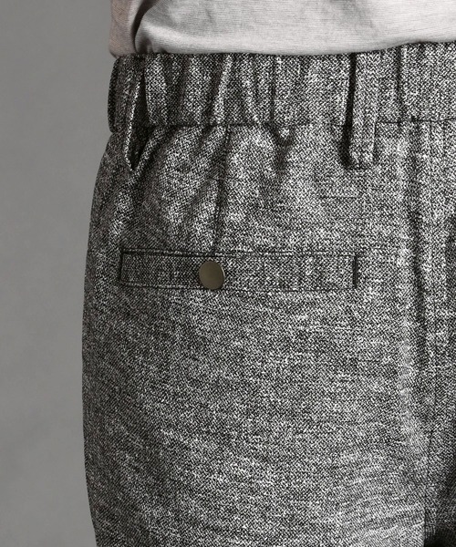 MONSIEUR NICOLE(ムッシュニコル)の「シャンブレーストレッチトラックパンツ(その他パンツ・メンズ・ブラック/グレー/その他1・MEDIUM/LARGE/X-LARGE/SMALL)」の5枚目の写真