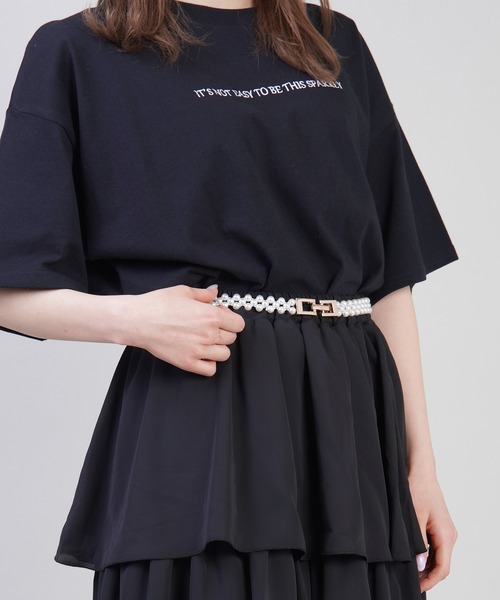 SPINNS（スピンズ）の「バールデザインビットベルト（ベルト・レディース・ゴールド・ONESIZE）」の3枚目の写真