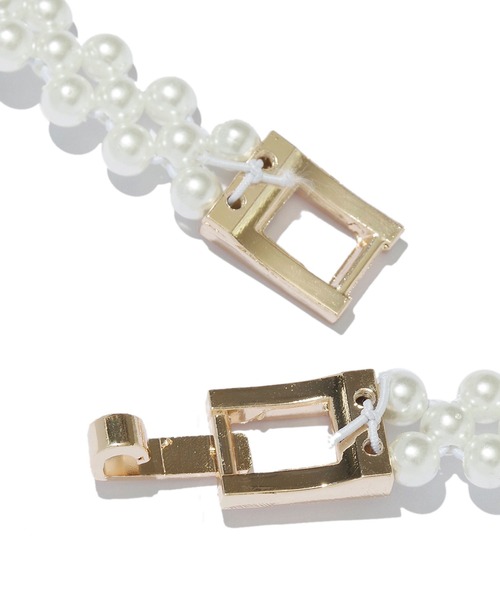 SPINNS（スピンズ）の「バールデザインビットベルト（ベルト・レディース・ゴールド・ONESIZE）」の6枚目の写真