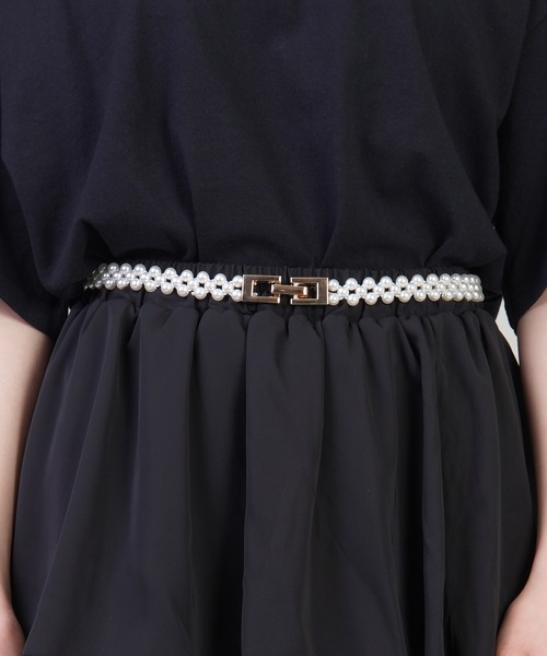 SPINNS（スピンズ）の「バールデザインビットベルト（ベルト・レディース・ゴールド・ONESIZE）」の8枚目の写真