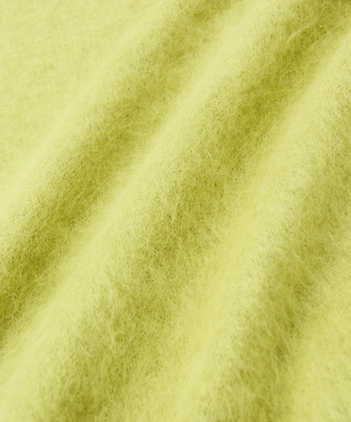 NIMES(ニーム)の「7Gアンゴラミンク加工 クルーネックプルオーバー(ニット/セーター・レディース・チャコールグレー/ベージュ/ターコイズブルー/イエロー・ONE SIZE)」の10枚目の写真