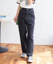 WEGO/【マルチサイズ】ハイウエストストレートパンツ