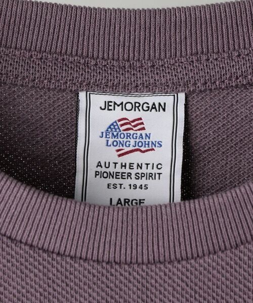 JEMORGAN(ジェーイーモーガン)の「【WEB限定/SHIPS別注】JEMORGAN: ビッグシルエット 鹿の子 ノースリーブ Tシャツ (ベスト)(Tシャツ/カットソー・メンズ・ブラック/パープル・MEDIUM/LARGE)」の12枚目の写真