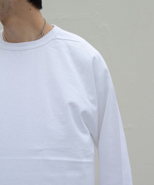 WALLA WALLA SPORT（ワラワラスポーツ）の「WALLA WALLA SPORTS /  3/4 BASEBALL TEE 七分袖（Tシャツ/カットソー・メンズ・ホワイト/カーキ/アイボリー/ブラック系その他/ホワイト×ネイビー・M/L/XL）」の13枚目の写真