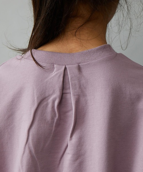 ＆yam（アンドヤム）の「プレミアムコットン バルーンスリーブプルオーバー（スウェット・キッズ・オレンジ/ブルー/パープル/グレー/ピンク/ブラック/ホワイト/ベージュ・140-150cm/130-140cm/110-120cm/120-130cm/150-160cm）」の17枚目の写真