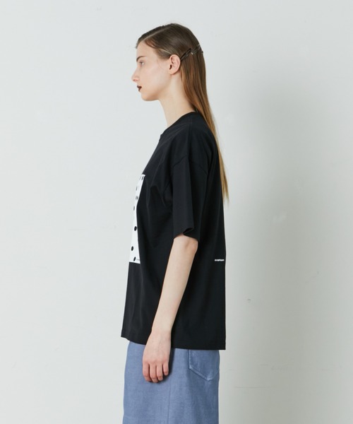 FRAPBOIS（フラボア）の「テイスドットＴ（Tシャツ/カットソー・レディース・ブラック/ホワイト・1/2）」の9枚目の写真