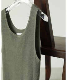 ラウンドヘムタンクトップ