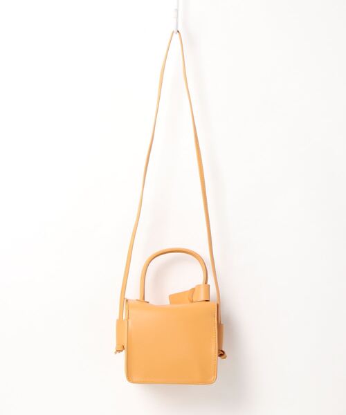 aimoha（アイモハ）の「箱型シンプルバッグ（ショルダーバッグ・レディース・ブラック/ベージュ/ブラウン/イエロー・FREE）」の9枚目の写真