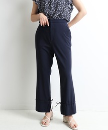 SLOBE IENA | PEストレッチ 裾リボンパンツ【手洗い可能】◆(その他パンツ)