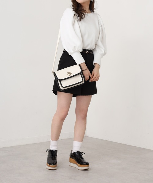 one after another NICE CLAUP（ワンアフターアナザーナイスクラップ）の「レースアップ厚底シューズ（その他シューズ・レディース・ブラック・SMALL/MEDIUM/LARGE）」の2枚目の写真