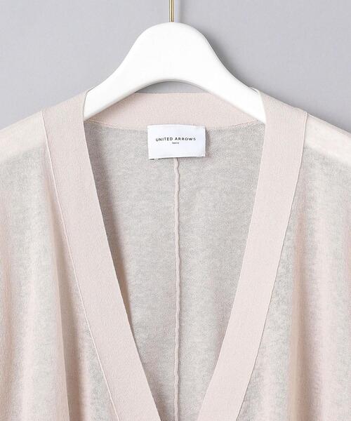 UNITED ARROWS（ユナイテッドアローズ）の「UWCC C/LI/N ドルマン ショート カーディガン◆（カーディガン/ボレロ・レディース・ブラック/ベージュ/オフホワイト・FREE）」の14枚目の写真