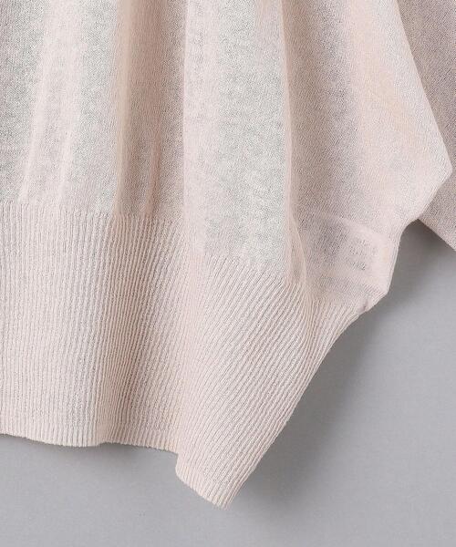 UNITED ARROWS（ユナイテッドアローズ）の「UWCC C/LI/N ドルマン ショート カーディガン◆（カーディガン/ボレロ・レディース・ブラック/ベージュ/オフホワイト・FREE）」の16枚目の写真