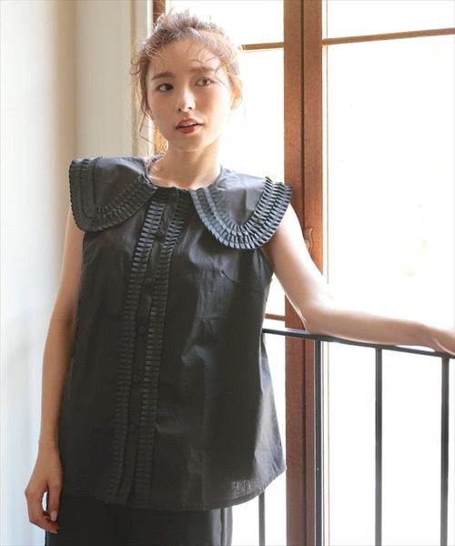 DONOBAN（ドノバン）の「フリル襟ブラウス（シャツ/ブラウス）」 - WEAR