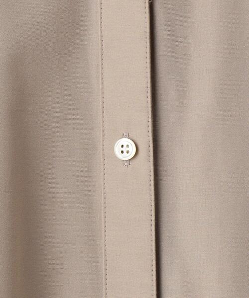 green label relaxing(グリーンレーベルリラクシング)の「FFC フリルカラー ギャザー ワンピース(ワンピース・レディース・ケリー/ダークグレー/ベージュ・FREE)」の14枚目の写真