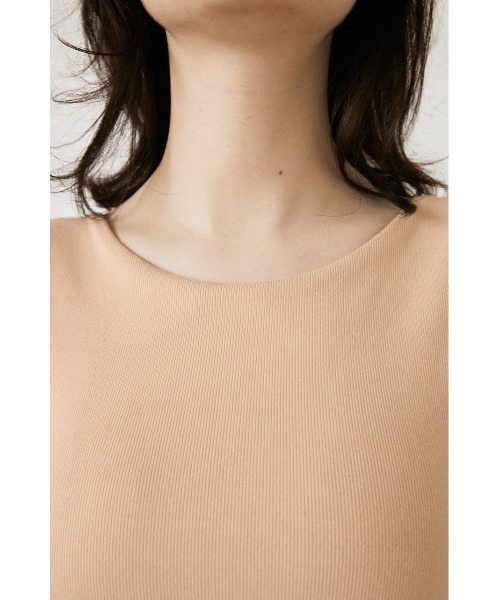 SLY（スライ）の「Sly Skin BACK OPEN/CUP IN T/SH バックオープン カップイン Tシャツ（ルームウェア/パジャマ・レディース・アイボリー/オレンジ系その他/ブラック・2/1）」の22枚目の写真