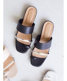 Green　Parks | ・メタリックアクセントサンダル＊(サンダル)