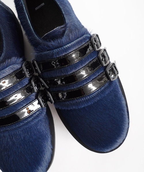 SHAREEF（シャリーフ）の「THREE BELTS MONK（ドレスシューズ・メンズ・ブラック/オフホワイト/ネイビー・2/1/3）」の10枚目の写真