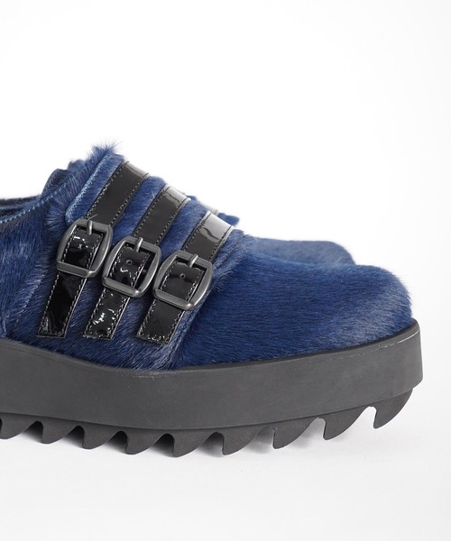 SHAREEF（シャリーフ）の「THREE BELTS MONK（ドレスシューズ・メンズ・ブラック/オフホワイト/ネイビー・2/1/3）」の12枚目の写真