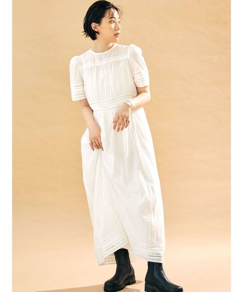 Ungrid（アングリッド）の「コットンマキシワンピース（ワンピース・レディース・オフホワイト/ブラック・FREE）」の20枚目の写真