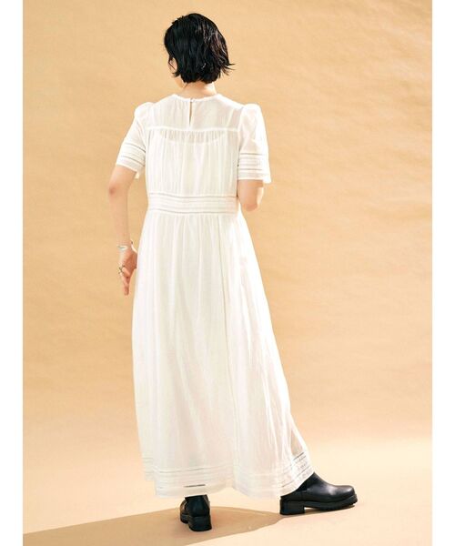 Ungrid（アングリッド）の「コットンマキシワンピース（ワンピース・レディース・オフホワイト/ブラック・FREE）」の16枚目の写真