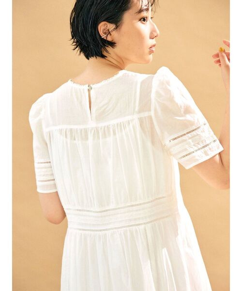 Ungrid（アングリッド）の「コットンマキシワンピース（ワンピース・レディース・オフホワイト/ブラック・FREE）」の18枚目の写真