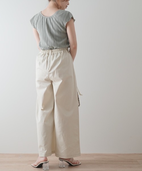 Lilipetit（リリプティ）の「【Lilipetit×Rina】ソフトストレートパンツ（その他パンツ・レディース・アイボリー/ベージュ・M/L）」の15枚目の写真