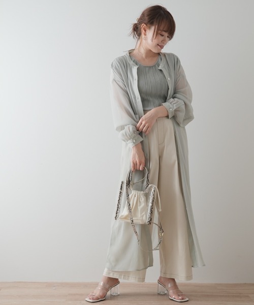 Lilipetit（リリプティ）の「【Lilipetit×Rina】ソフトストレートパンツ（その他パンツ・レディース・アイボリー/ベージュ・M/L）」の6枚目の写真