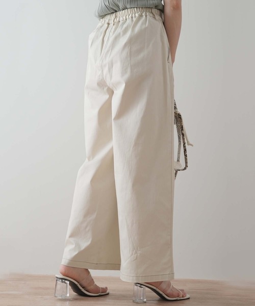 Lilipetit（リリプティ）の「【Lilipetit×Rina】ソフトストレートパンツ（その他パンツ・レディース・アイボリー/ベージュ・M/L）」の18枚目の写真
