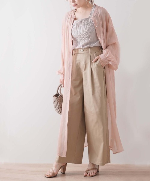 Lilipetit（リリプティ）の「【Lilipetit×Rina】ソフトストレートパンツ（その他パンツ・レディース・アイボリー/ベージュ・M/L）」の14枚目の写真