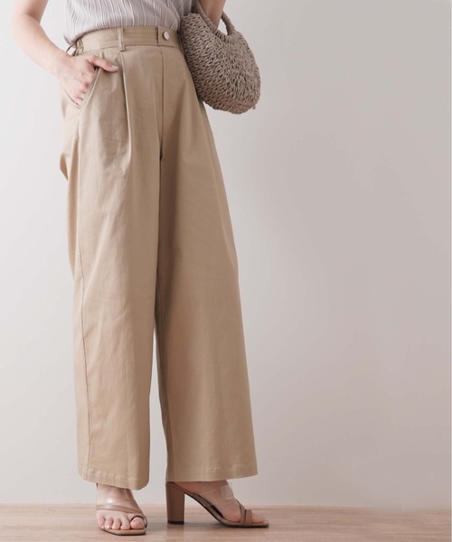 Lilipetit（リリプティ）の「【Lilipetit×Rina】ソフトストレートパンツ（その他パンツ・レディース・アイボリー/ベージュ・M/L）」の17枚目の写真