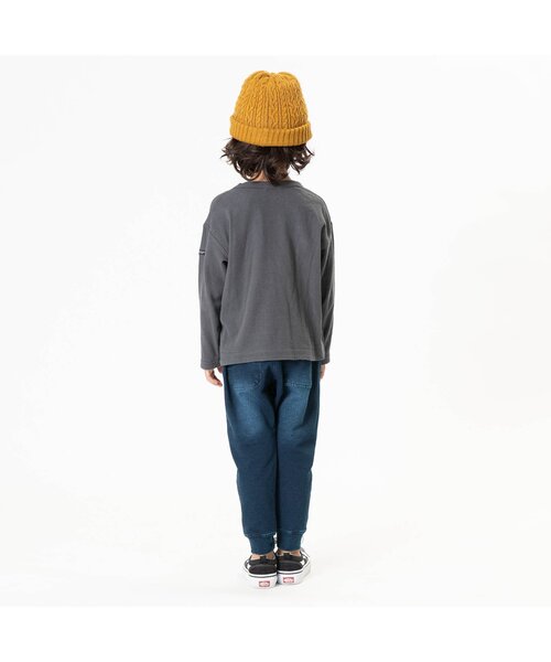 F.O.KIDS(エフオーキッズ)の「インディゴジョガーパンツ 10分丈(その他パンツ・キッズ・ネイビー/ブルー・95/80/140/120/90/130/100/110)」の4枚目の写真