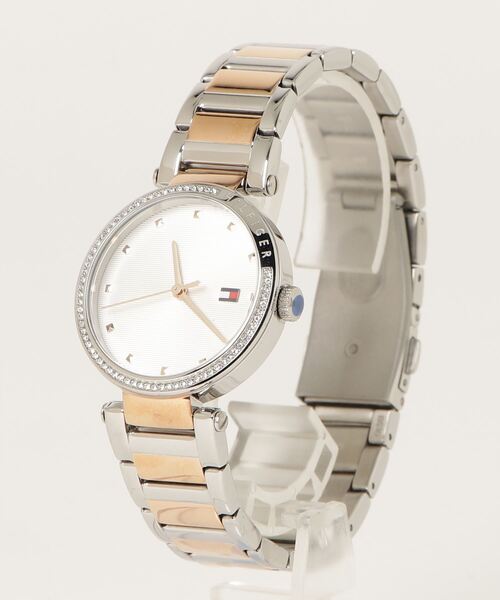 TOMMY HILFIGER（トミーヒルフィガー）の「【TOMMY HILFIGER】 トミー TOMMY HILFIGER アナログ腕時計 ゴールド/シルバー