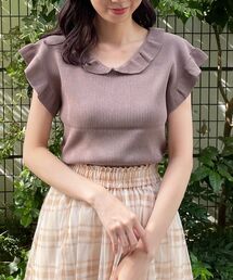 MAJESTIC LEGON | フリルレディニット(ニット/セーター)