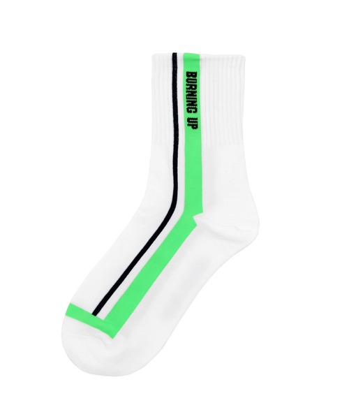 Figments（フィグメンツ）の「BURNING UPソックス（ソックス/靴下・レディース・ホワイト・FREE）」の3枚目の写真