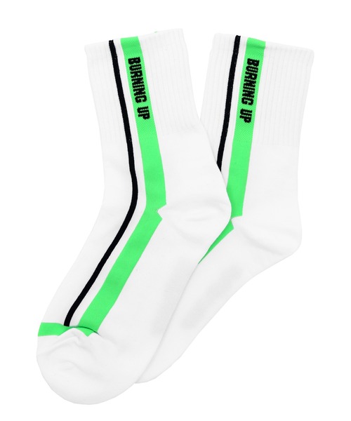 Figments（フィグメンツ）の「BURNING UPソックス（ソックス/靴下・レディース・ホワイト・FREE）」の5枚目の写真