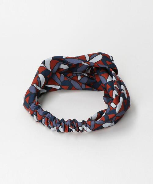 green label relaxing（グリーンレーベルリラクシング）の「プリント アソート ターバン　ヘアバンド（ヘアバンド・レディース・オレンジ/モカ/ケリー・FREE）」の5枚目の写真