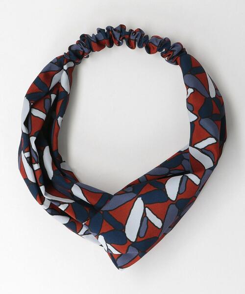 green label relaxing（グリーンレーベルリラクシング）の「プリント アソート ターバン　ヘアバンド（ヘアバンド・レディース・オレンジ/モカ/ケリー・FREE）」の6枚目の写真