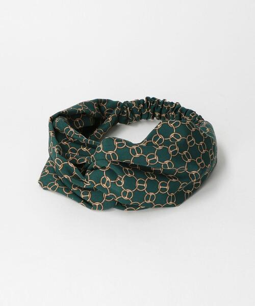 green label relaxing（グリーンレーベルリラクシング）の「プリント アソート ターバン　ヘアバンド（ヘアバンド・レディース・オレンジ/モカ/ケリー・FREE）」の8枚目の写真