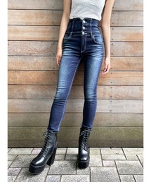 ENVYM | ハイウエストスキニーＰＴ(デニムパンツ)