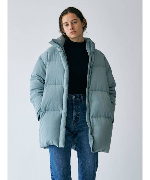 Ungrid（アングリッド）の「ミドル丈ダウン（ダウンジャケット/コート・レディース・アイボリー/ブラック/ブルー・SMALL/MEDIUM）」の16枚目の写真