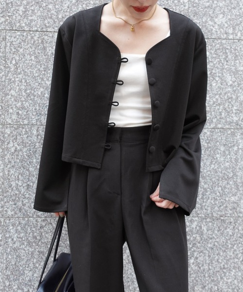 ハートネックショート丈ジャケット【コンテンポラリーダンサー