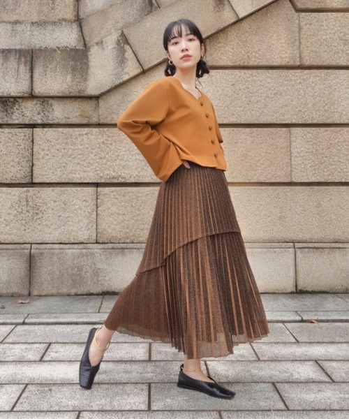 anown(アノン)の「ハートネックショート丈ジャケット【コンテンポラリーダンサー水村里奈×anown 限定コラボ】(ノーカラージャケット・レディース・ブラック/ブラウン/カーキ・FREE)」の8枚目の写真
