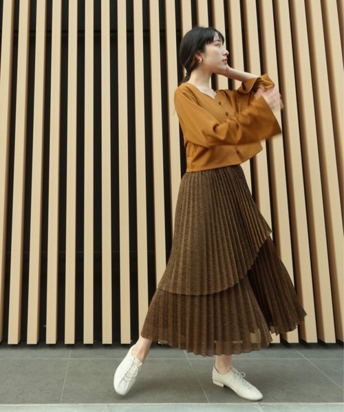 anown(アノン)の「ハートネックショート丈ジャケット【コンテンポラリーダンサー水村里奈×anown 限定コラボ】(ノーカラージャケット・レディース・ブラック/ブラウン/カーキ・FREE)」の17枚目の写真