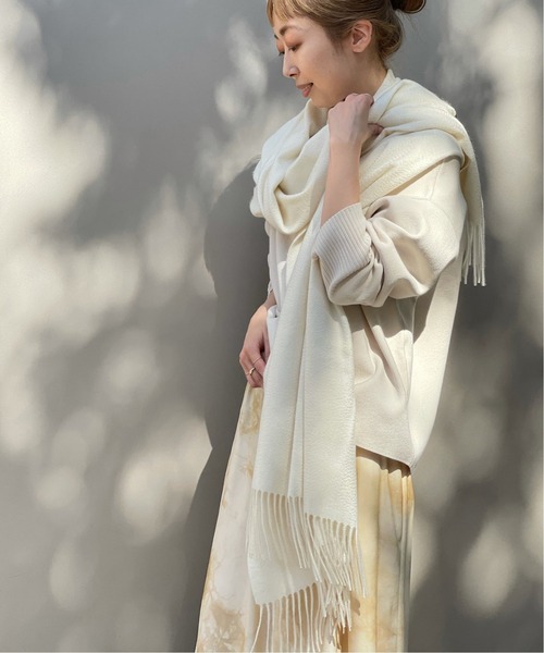 美品✨ノーブル　カシミヤストール　ベージュ 追加》オリジナルカシミヤストール（マフラー）｜NOBLE（ノーブル）の